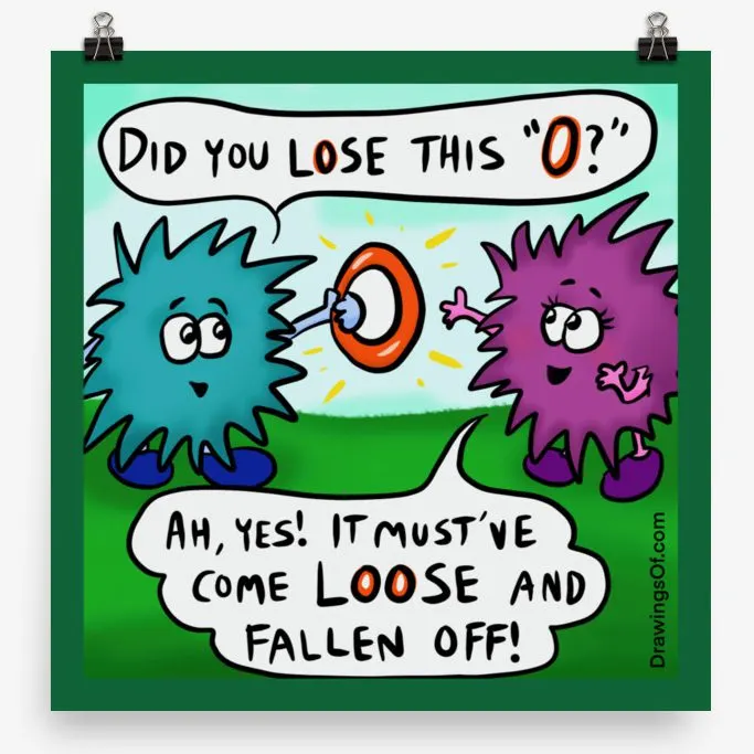 Lose vs. Loose Poster