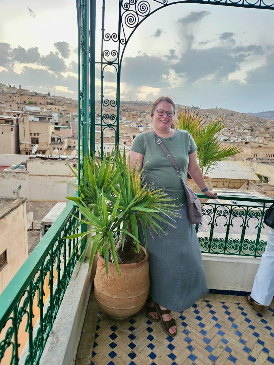 Karen in Fez, Morocco.